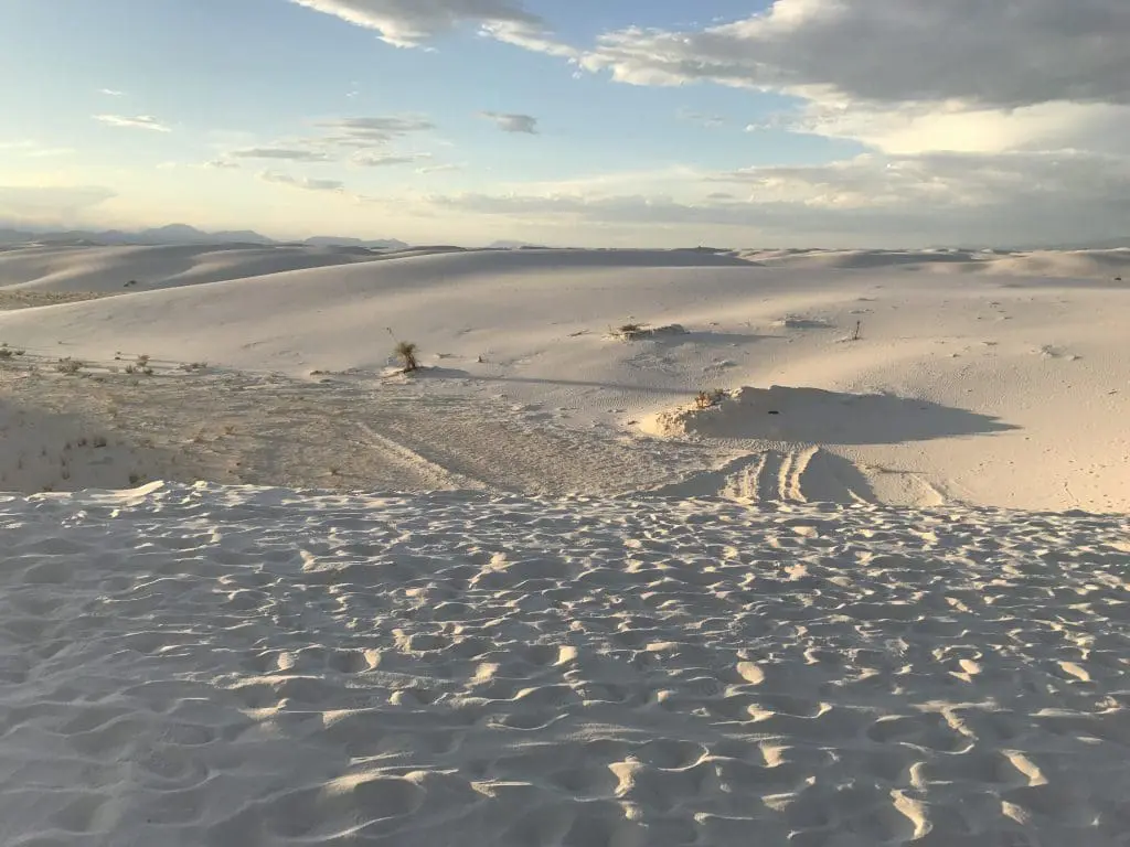 White Sands National Monument Sand Dunes