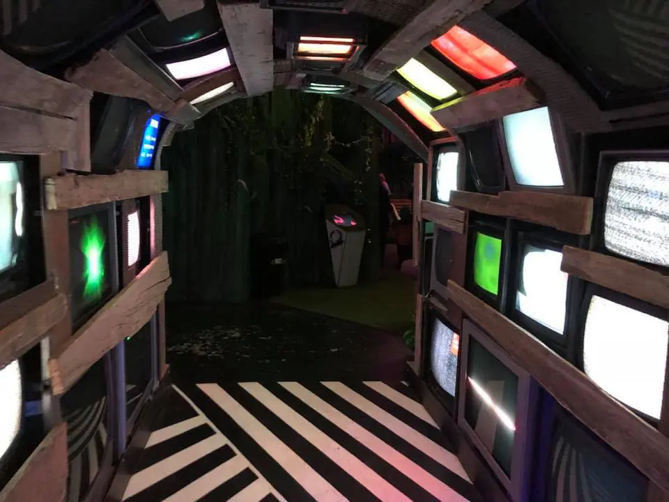 Meow Wolf TV Wall