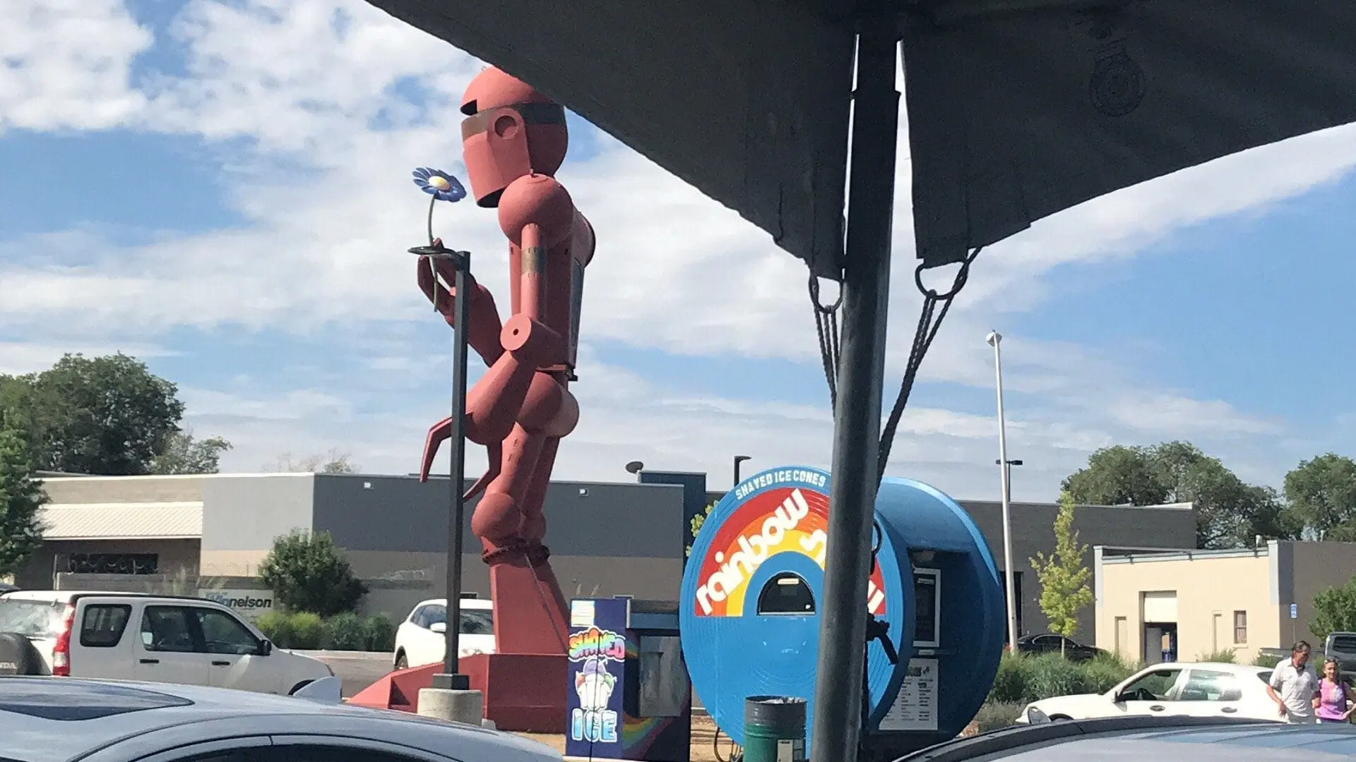 Meow Wolf Robot Statue