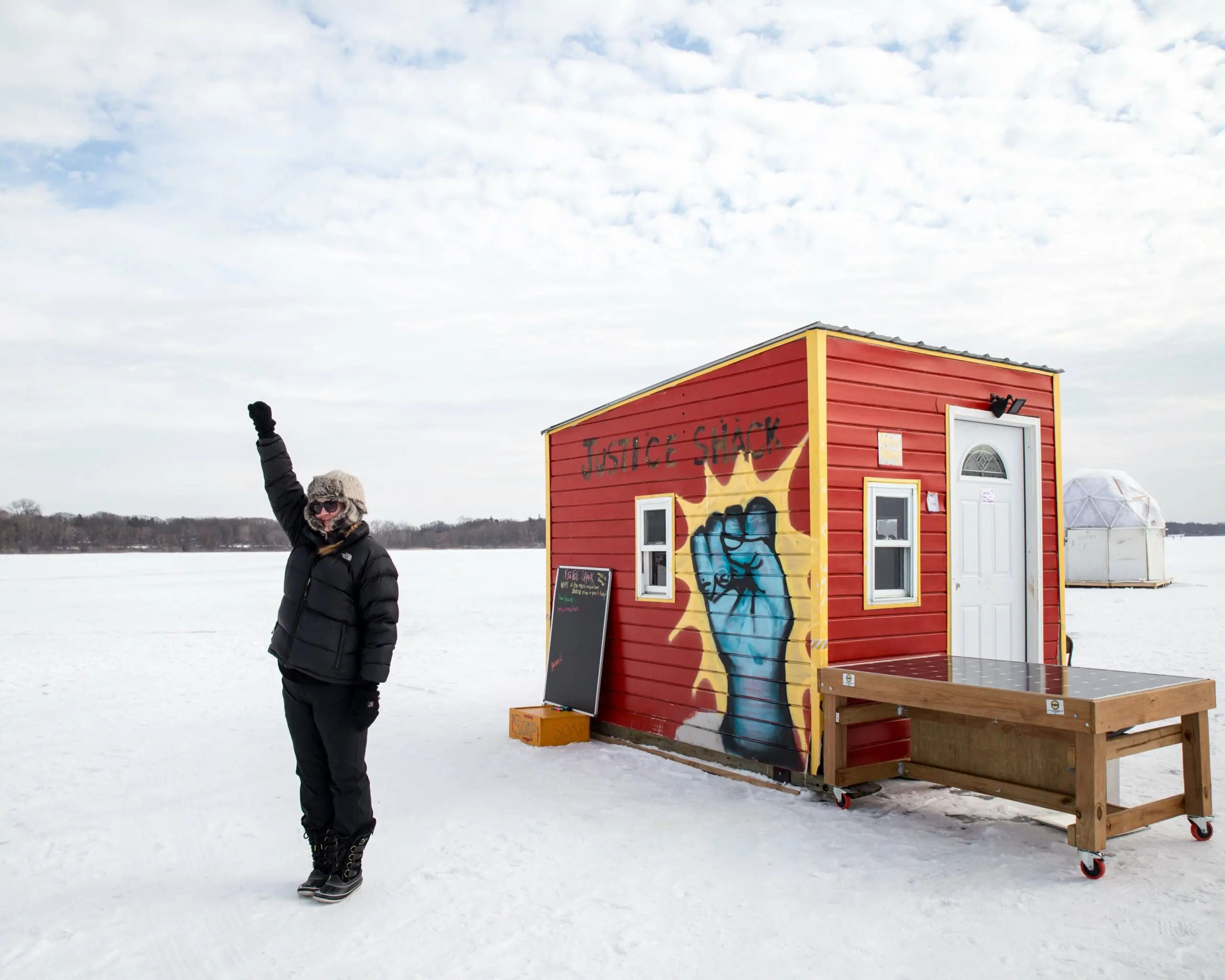 Justice Shack Minnesota Art Shanty Projects