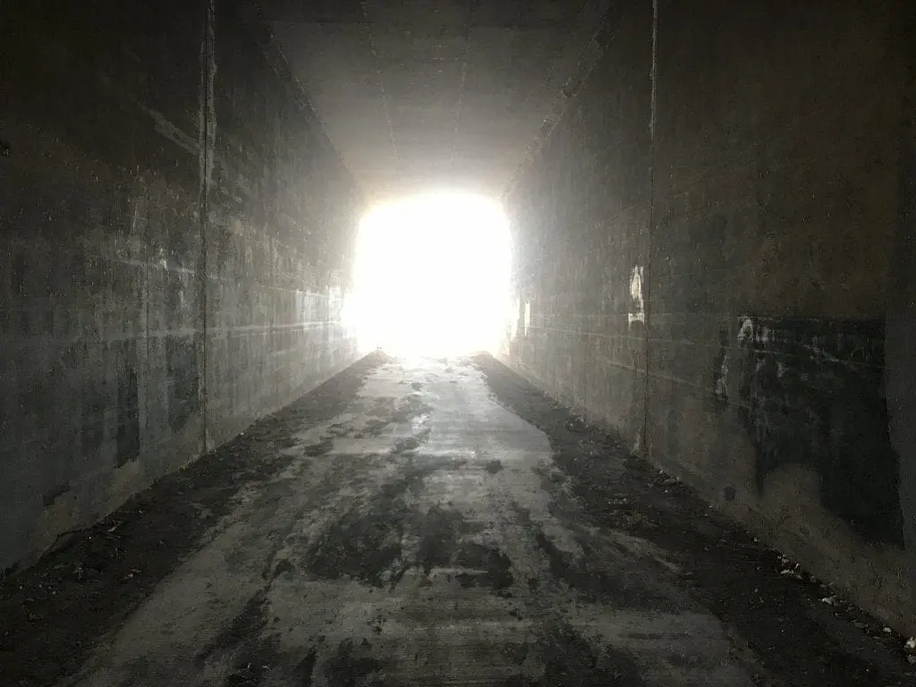 Arroyo San Miguel Trail tunnel
