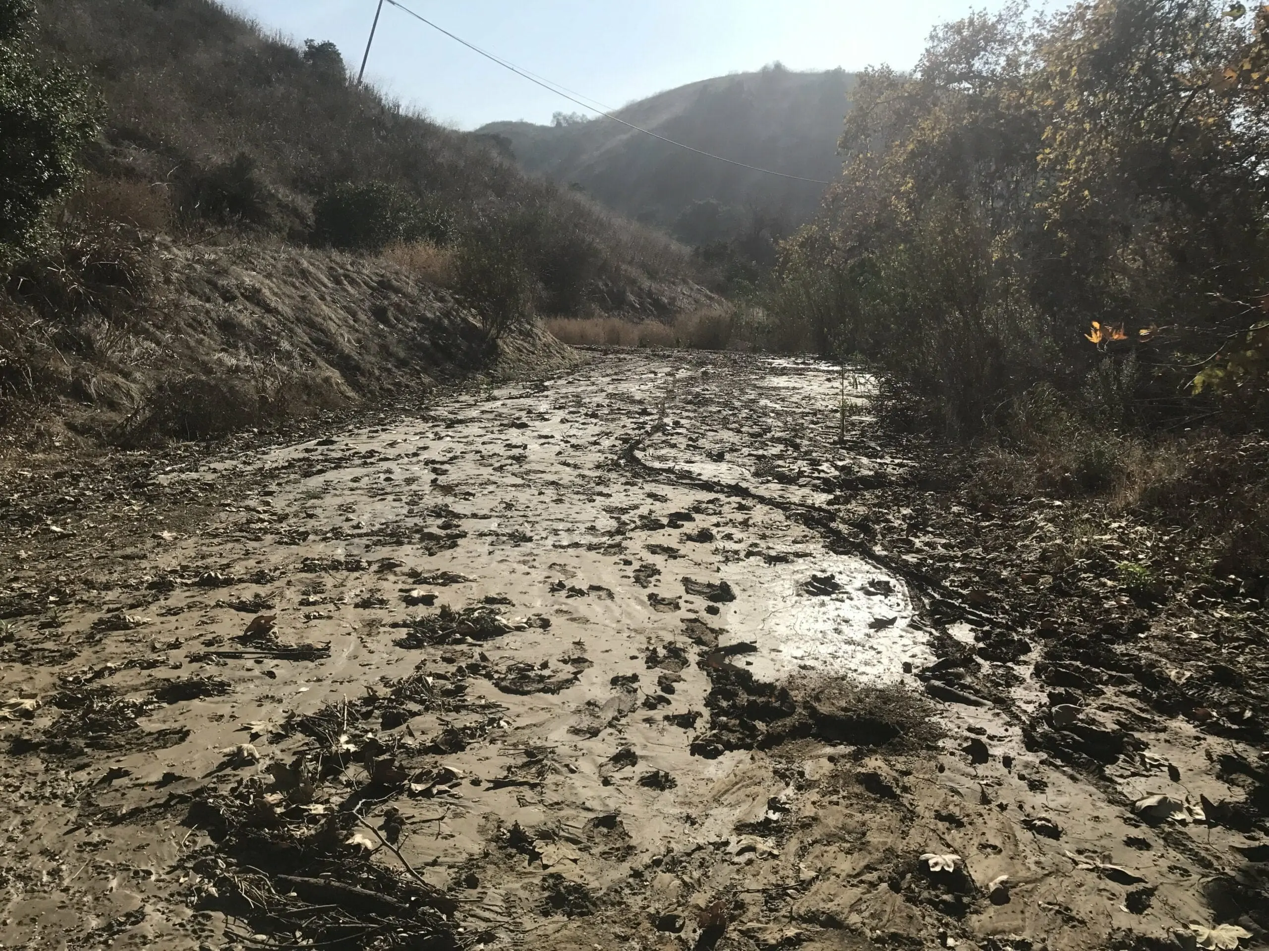 Turnbull Canyon dry river bed