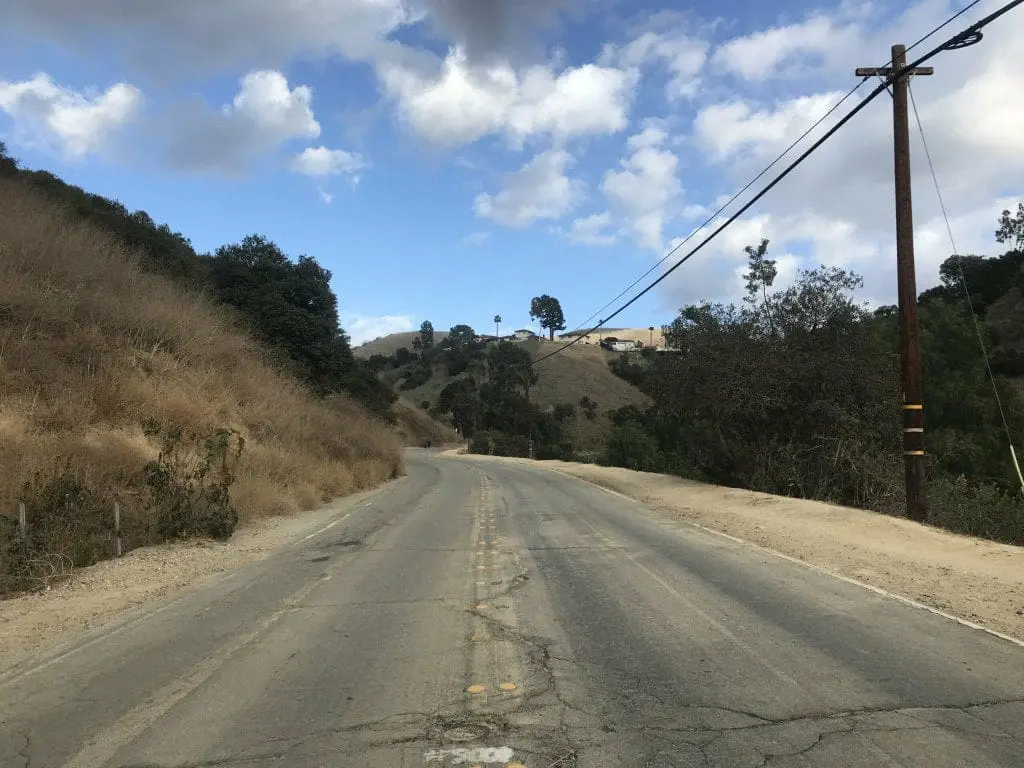 road to Turnbull Canyon