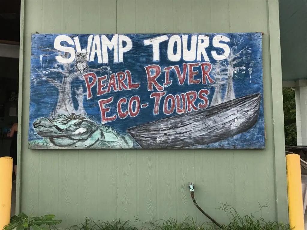 Pearl River Eco-Tours Sign