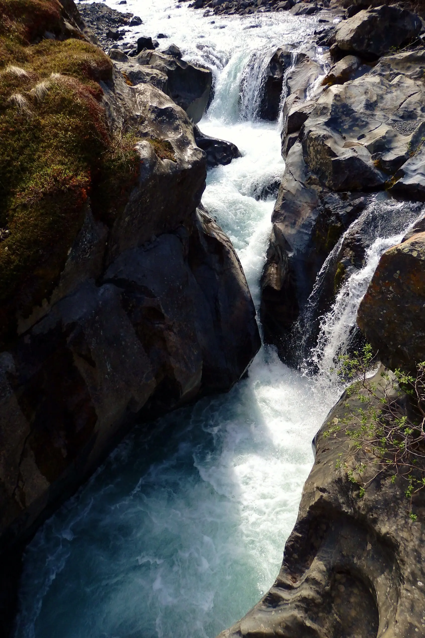 Raven Gorge Waterfall and Rapids - Alaska Long Distance Hiking