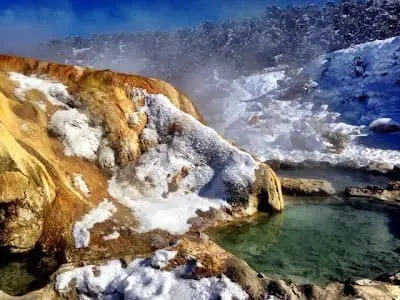 Mammoth Lakes hot springs