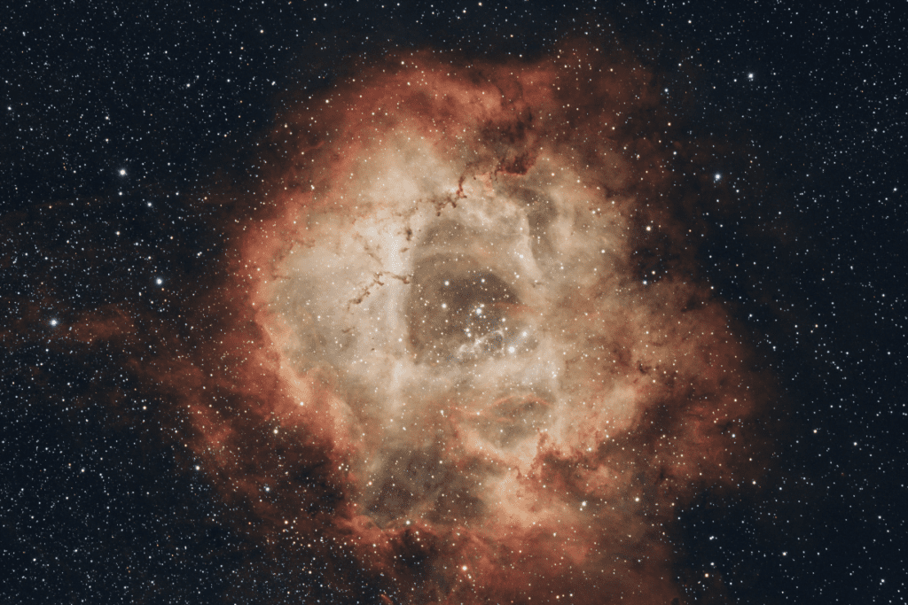 Rosette Nebula OSC Narrowband image.