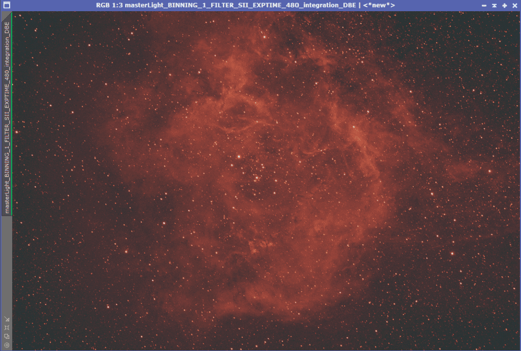Rosette Nebula Antlia 3.5nm Sii OSC Camera