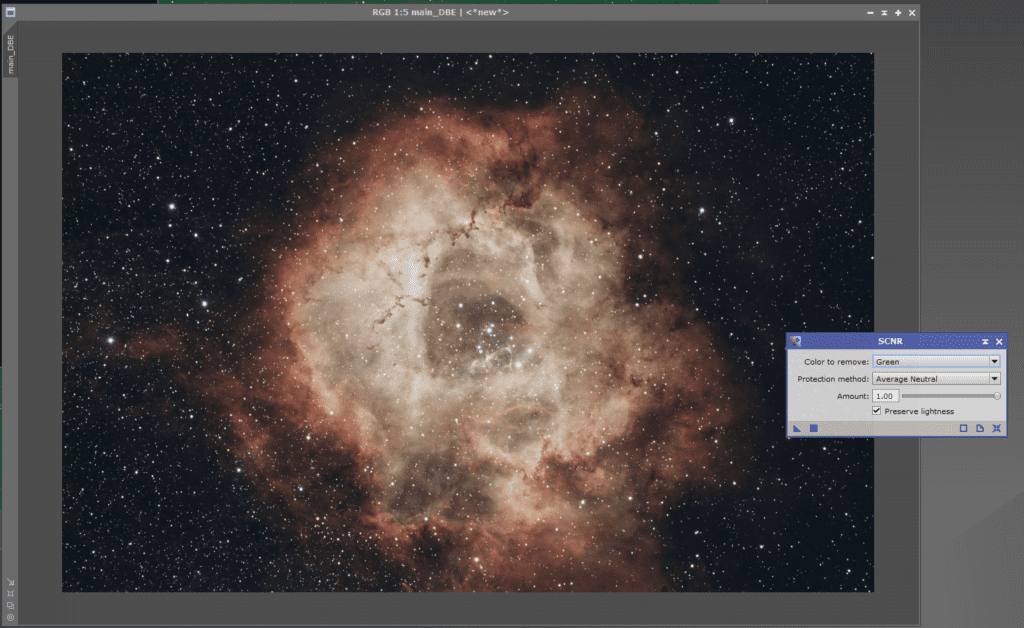 SCNR Rosette Nebula