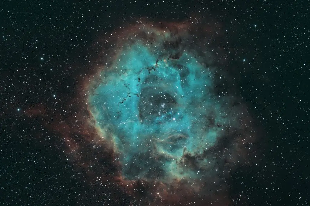 SHO Rosette Nebula from OSC Camera