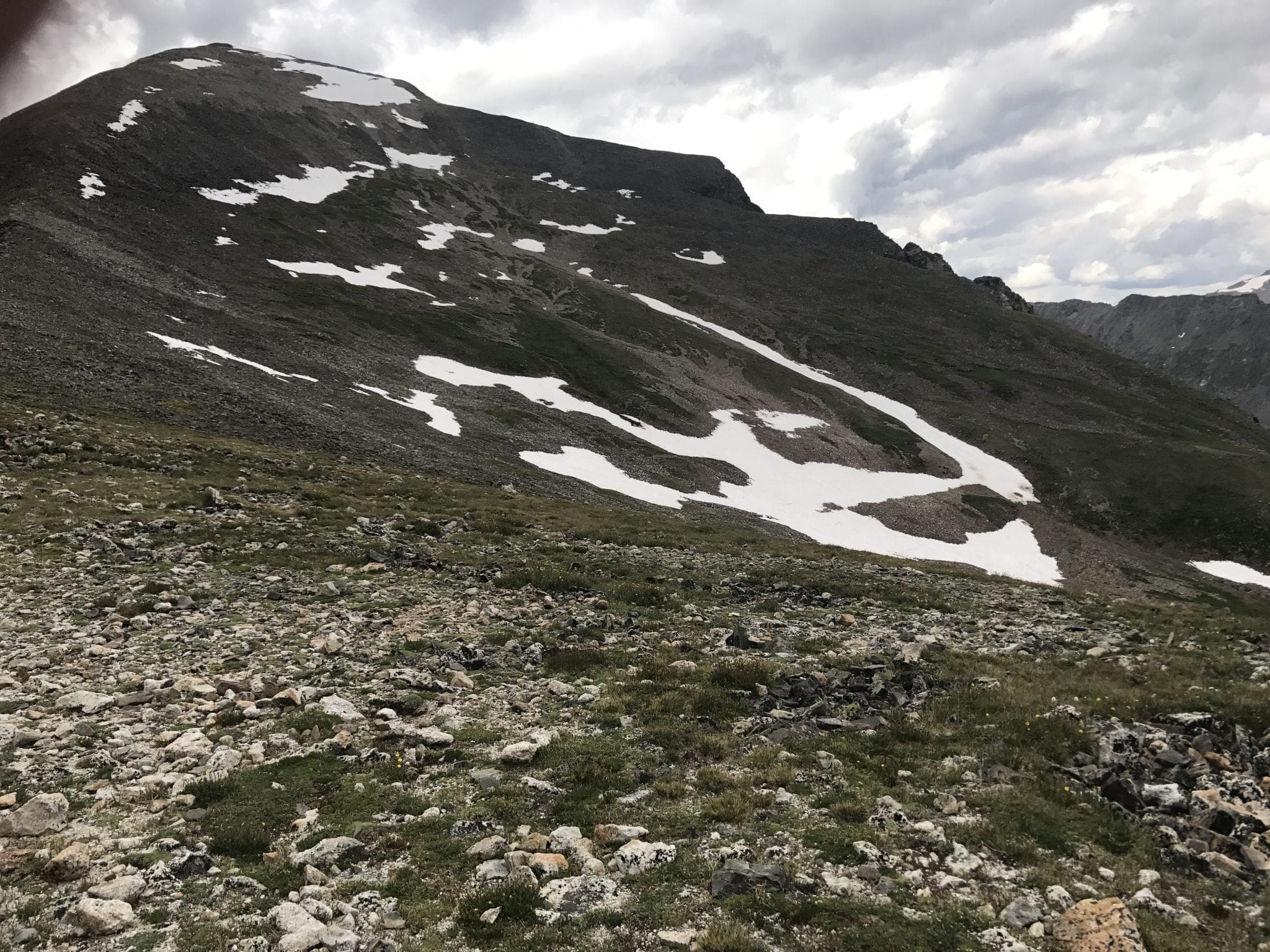 Quandary Peak Trail False Summit Snowfield
