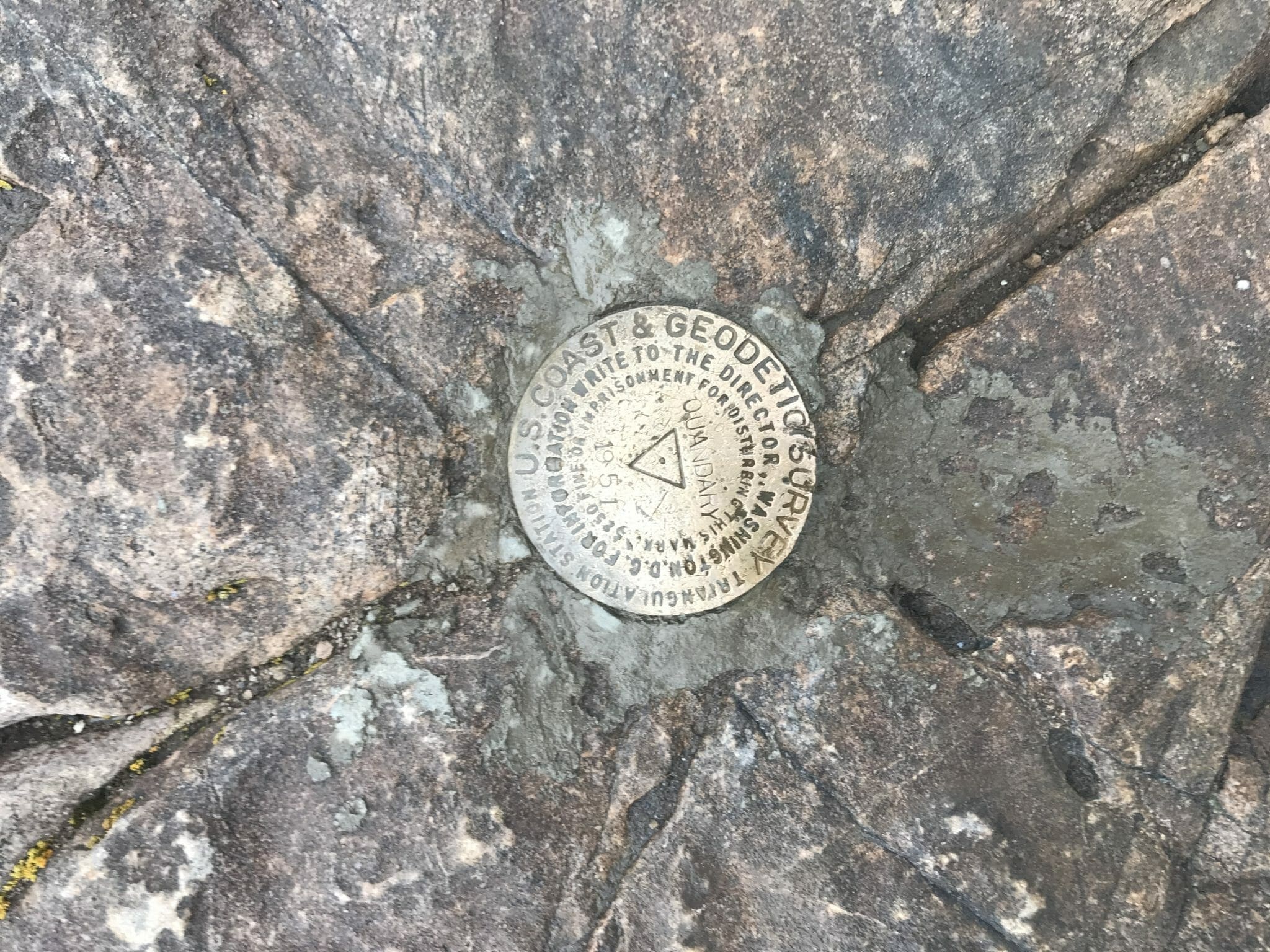 Quandary Peak Summit Marker