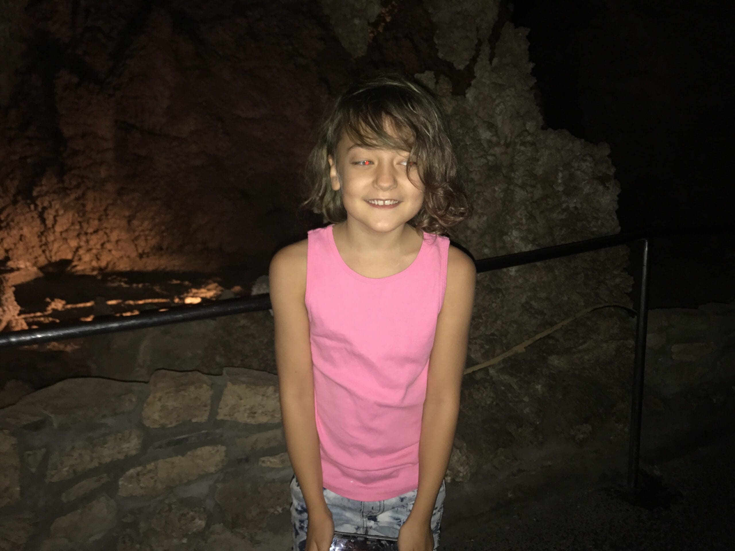 Carlsbad caverns with kids