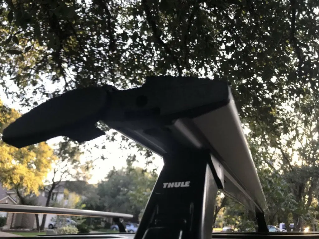 Thule Jeep Wrangler roof rack end cap install