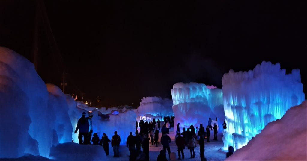 Le château de glace du Minnesota