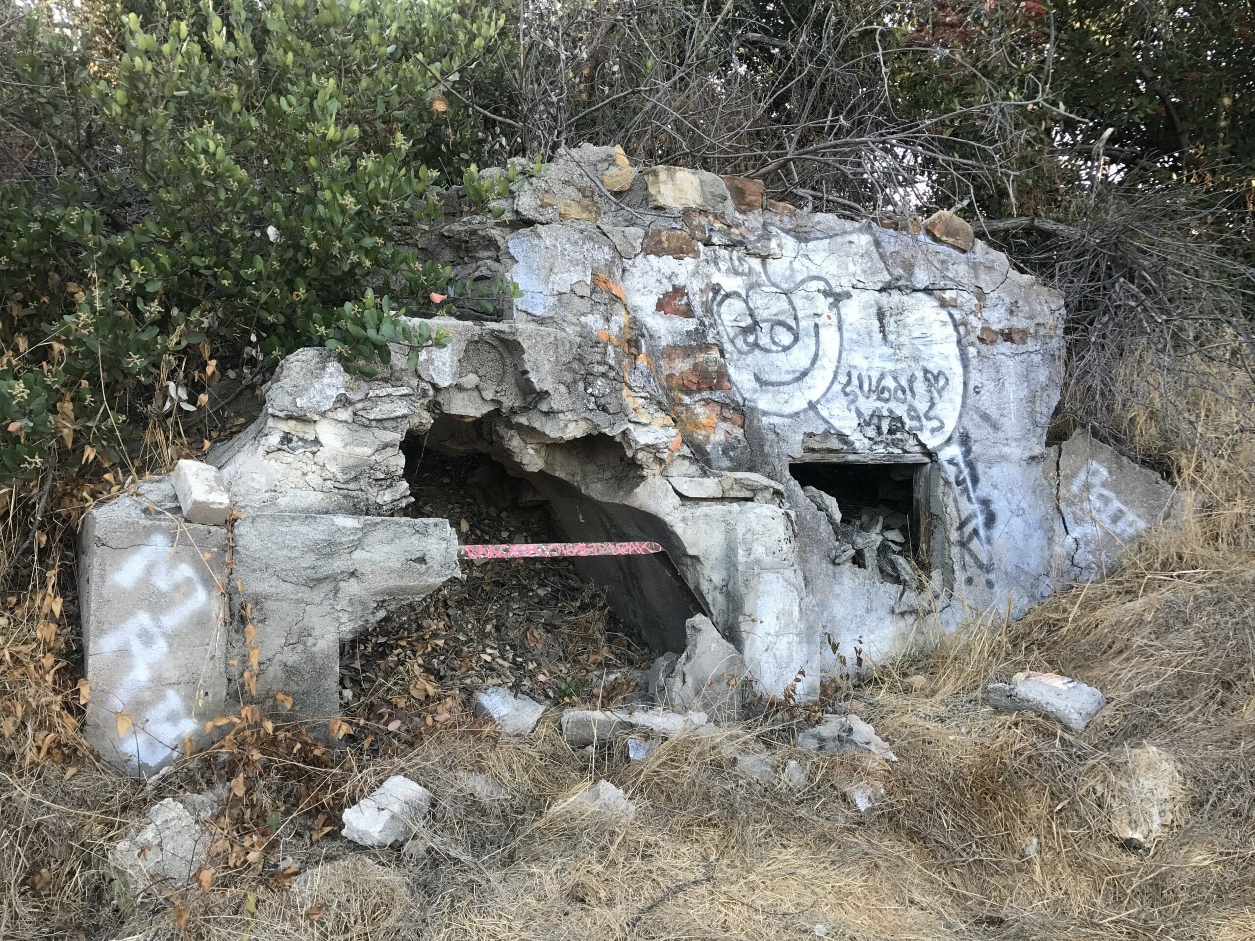 ernest e debs regional park graffiti