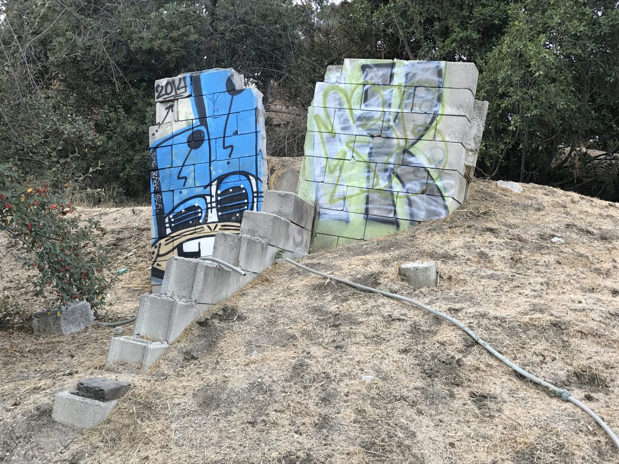 ernest e debs regional park graffiti