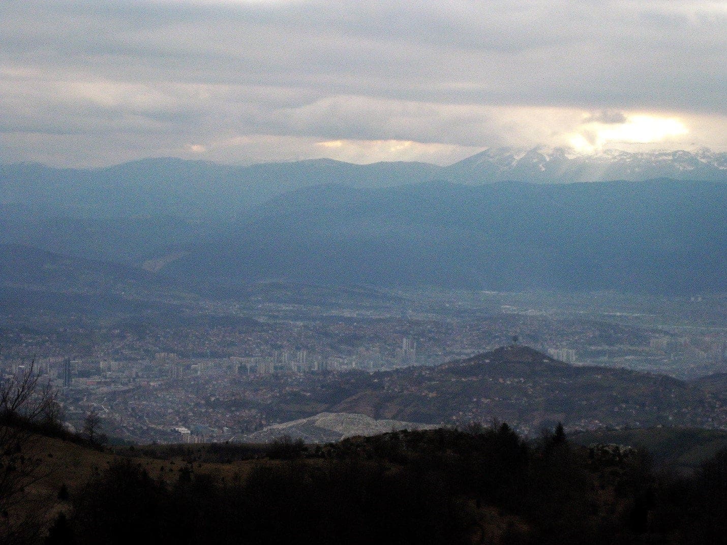 snowcapped mountains in Bosnia and Herzegovina