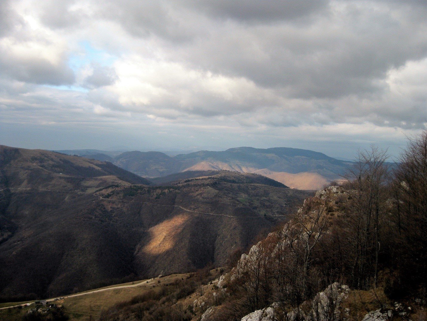 Herzegovina: the North Hills of Sarajevo view of mountains