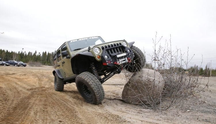 Jeep Wrangler flex