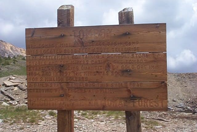 Tomboy Mine Imogene Pass Colorado