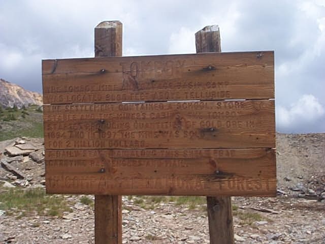 Tomboy Mine Imogene Pass Colorado