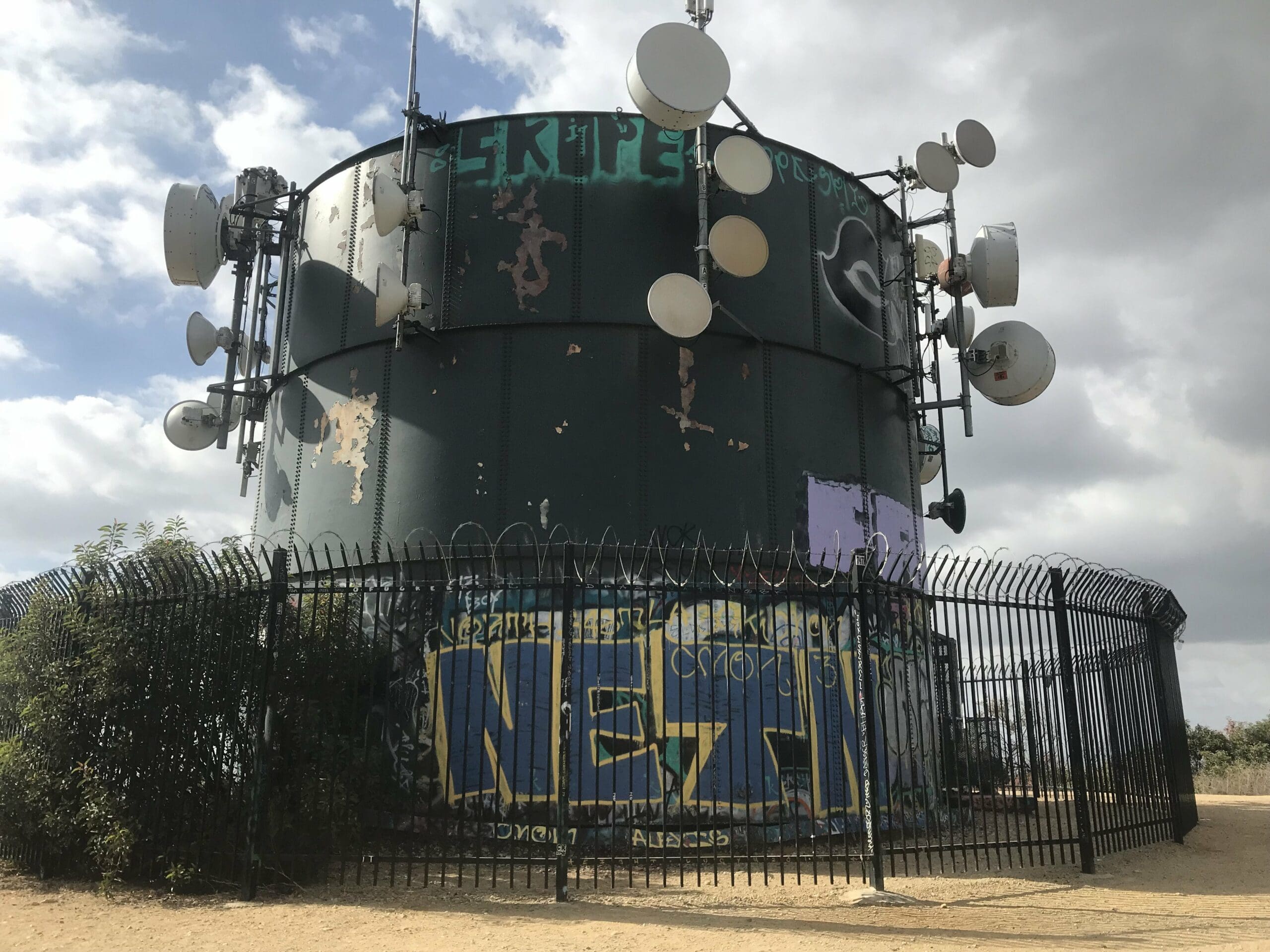 Turnbull Canyon water tower