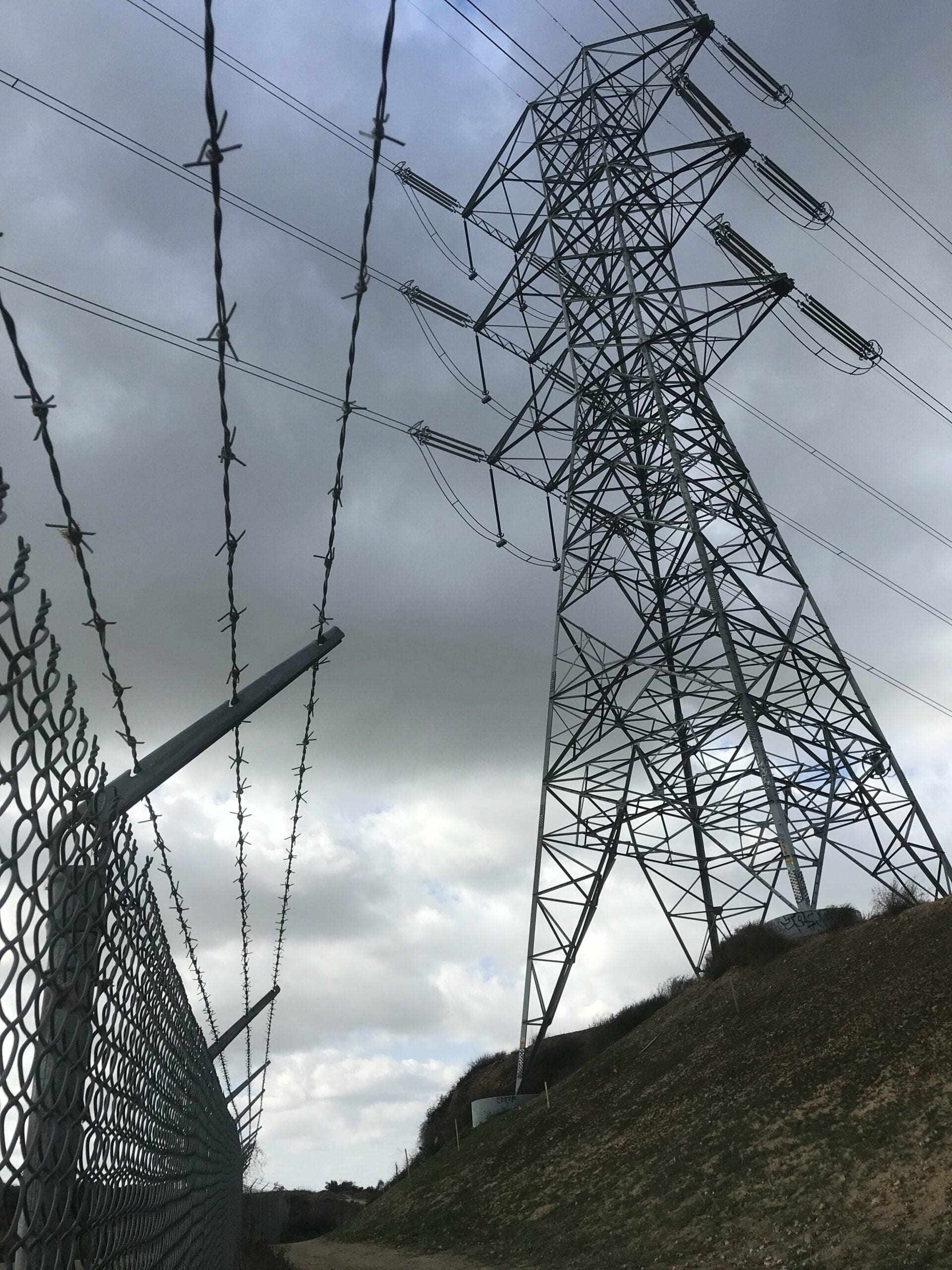Turnbull Canyon power lines