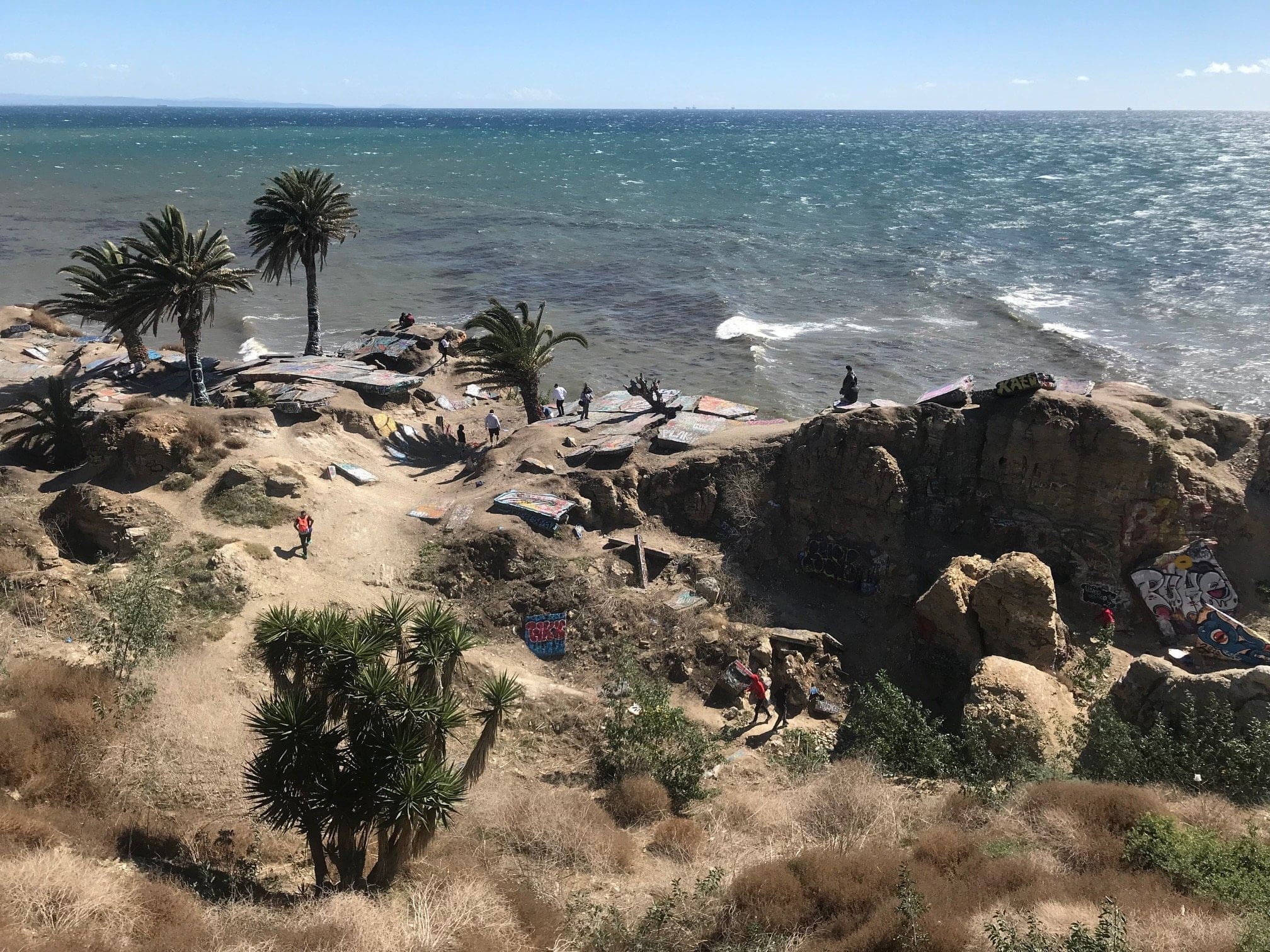 graffiti view at san pedro sunken city