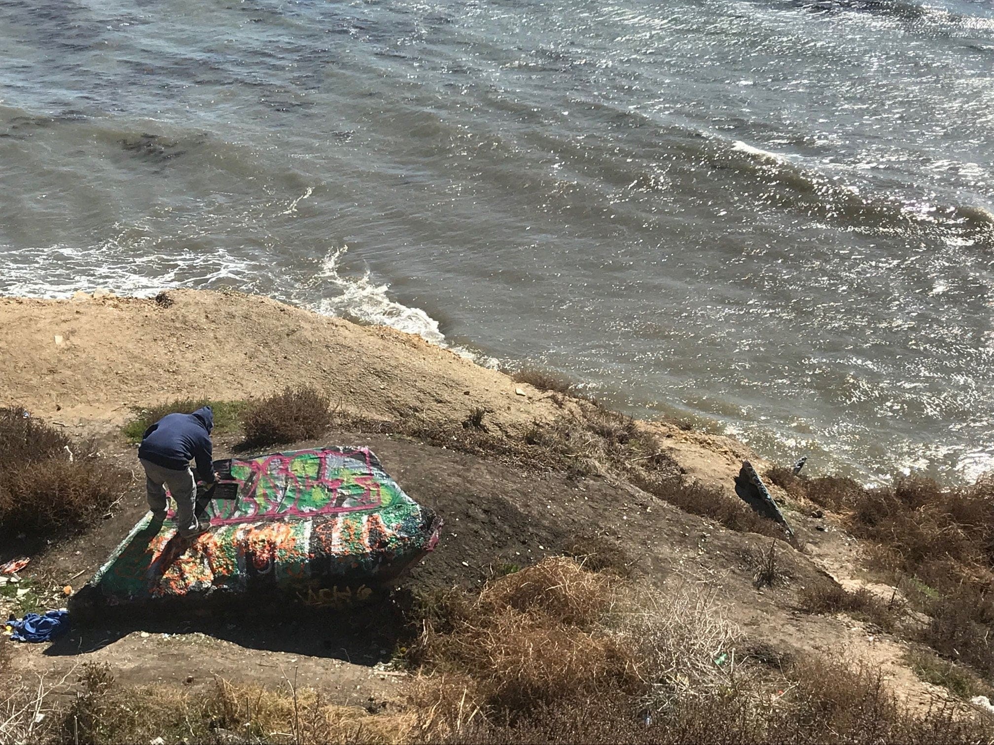 san pedro sunken city graffiti