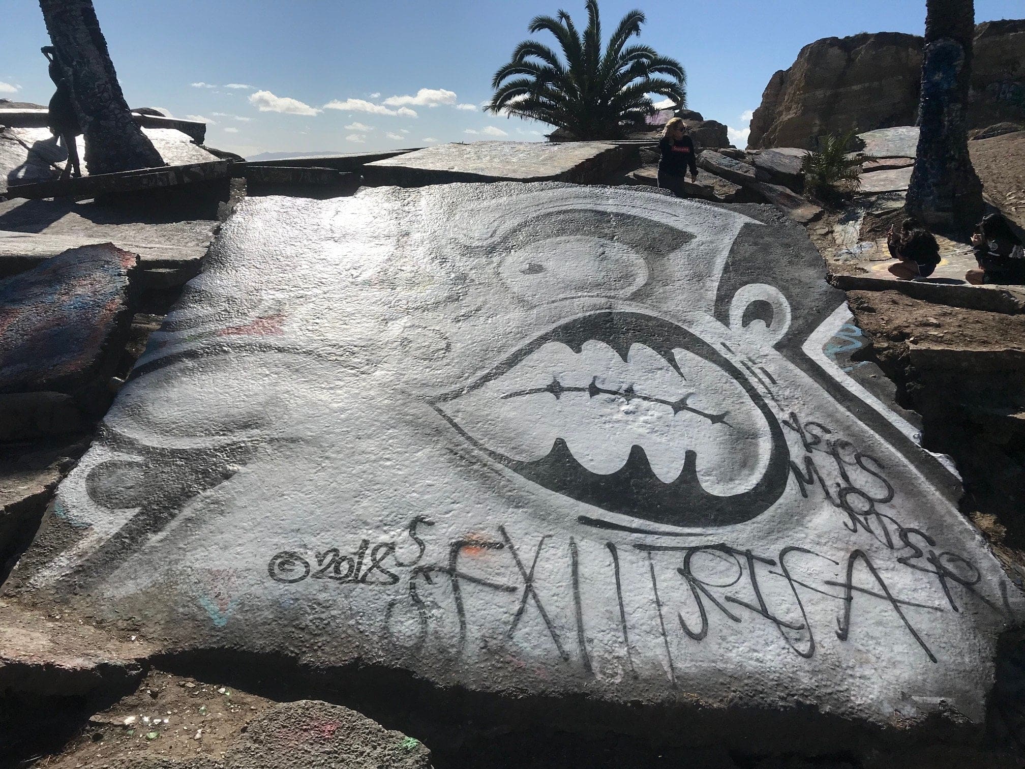 San Pedro Sunken City graffiti