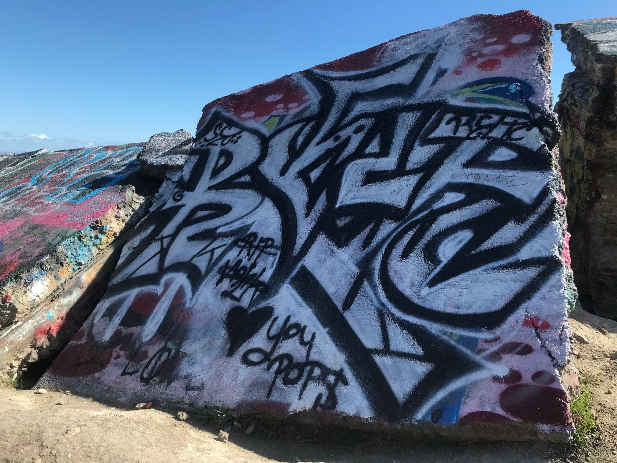 San Pedro Sunken City graffiti