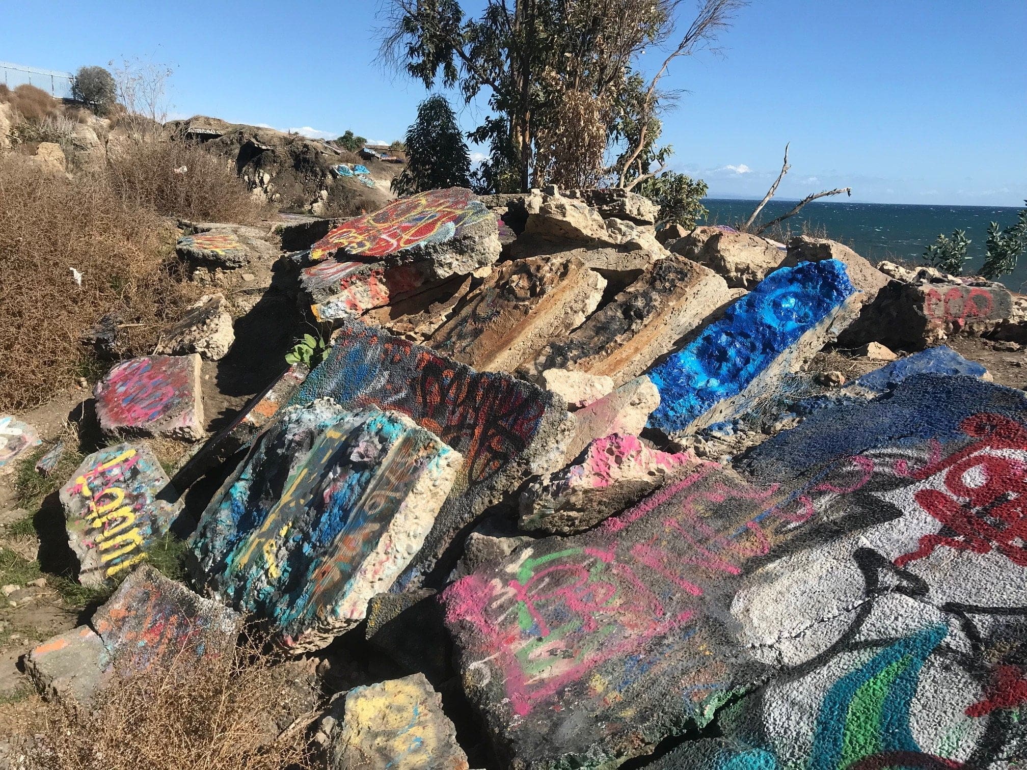 San Pedro Sunken City graffiti