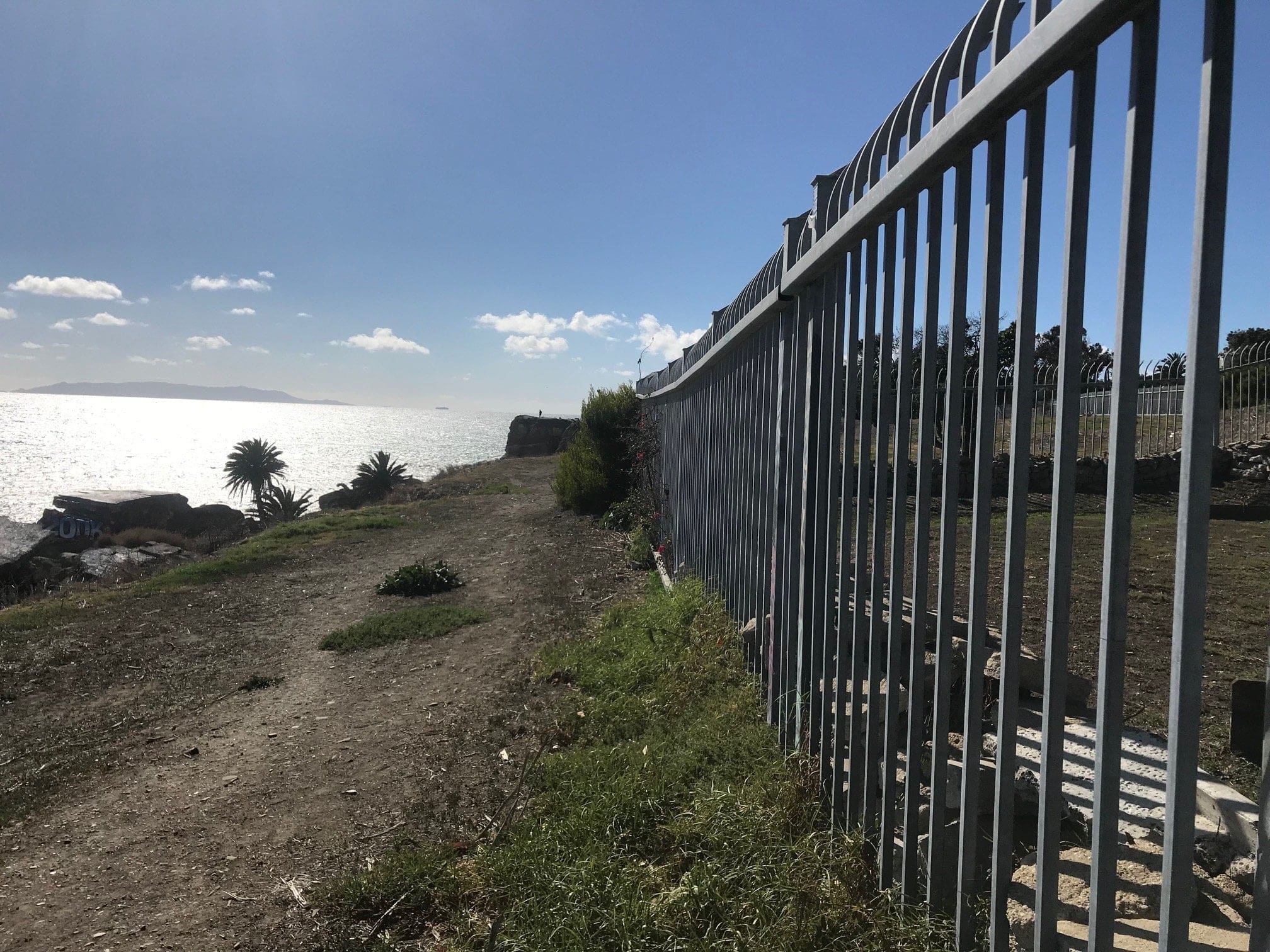 San Pedro Sunken City fence