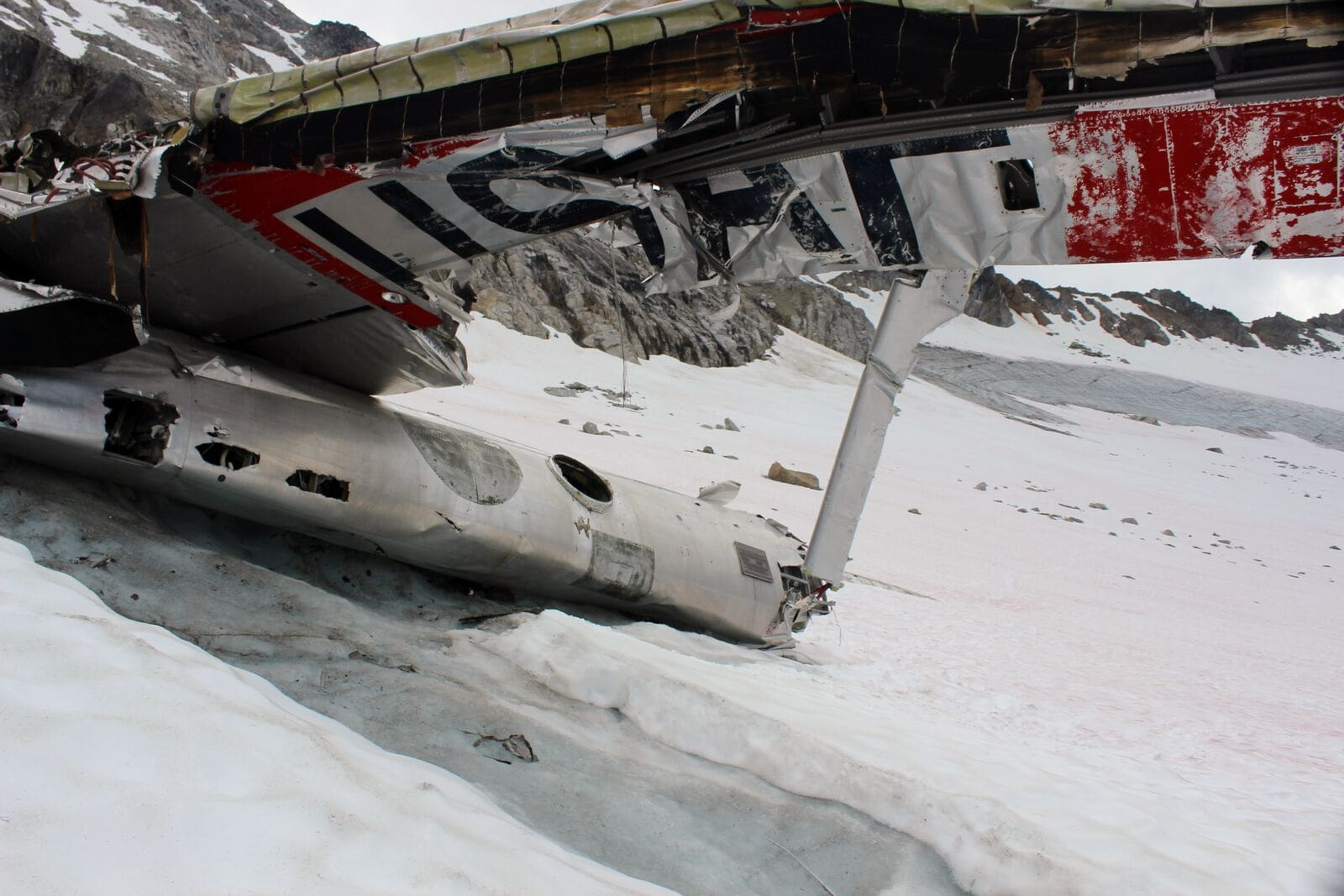bomber glacier crashed b-29