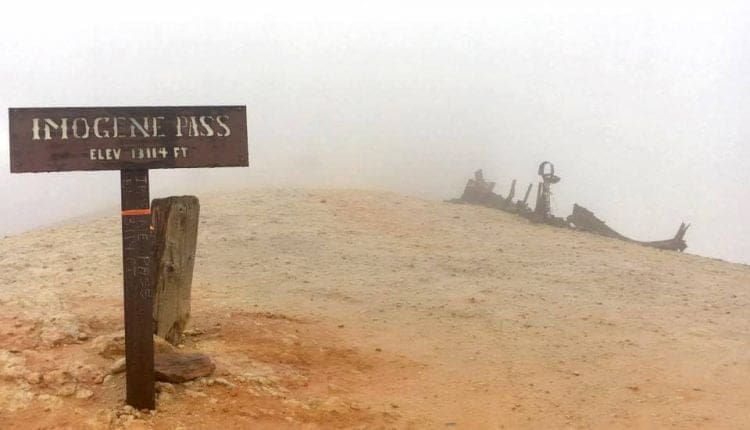 Imogene Pass Summit Jeep Trail
