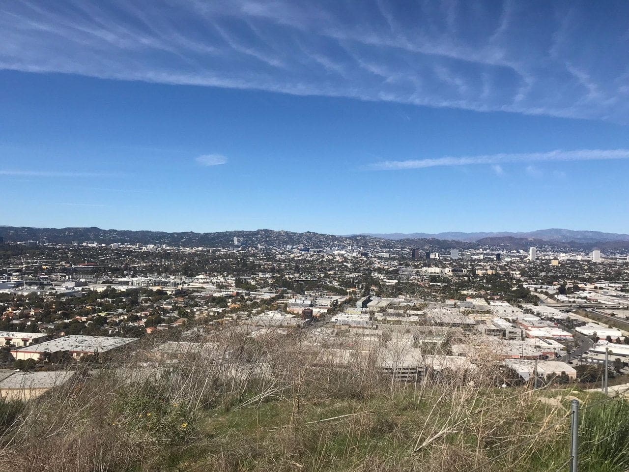 Culver city stairs view of culver city