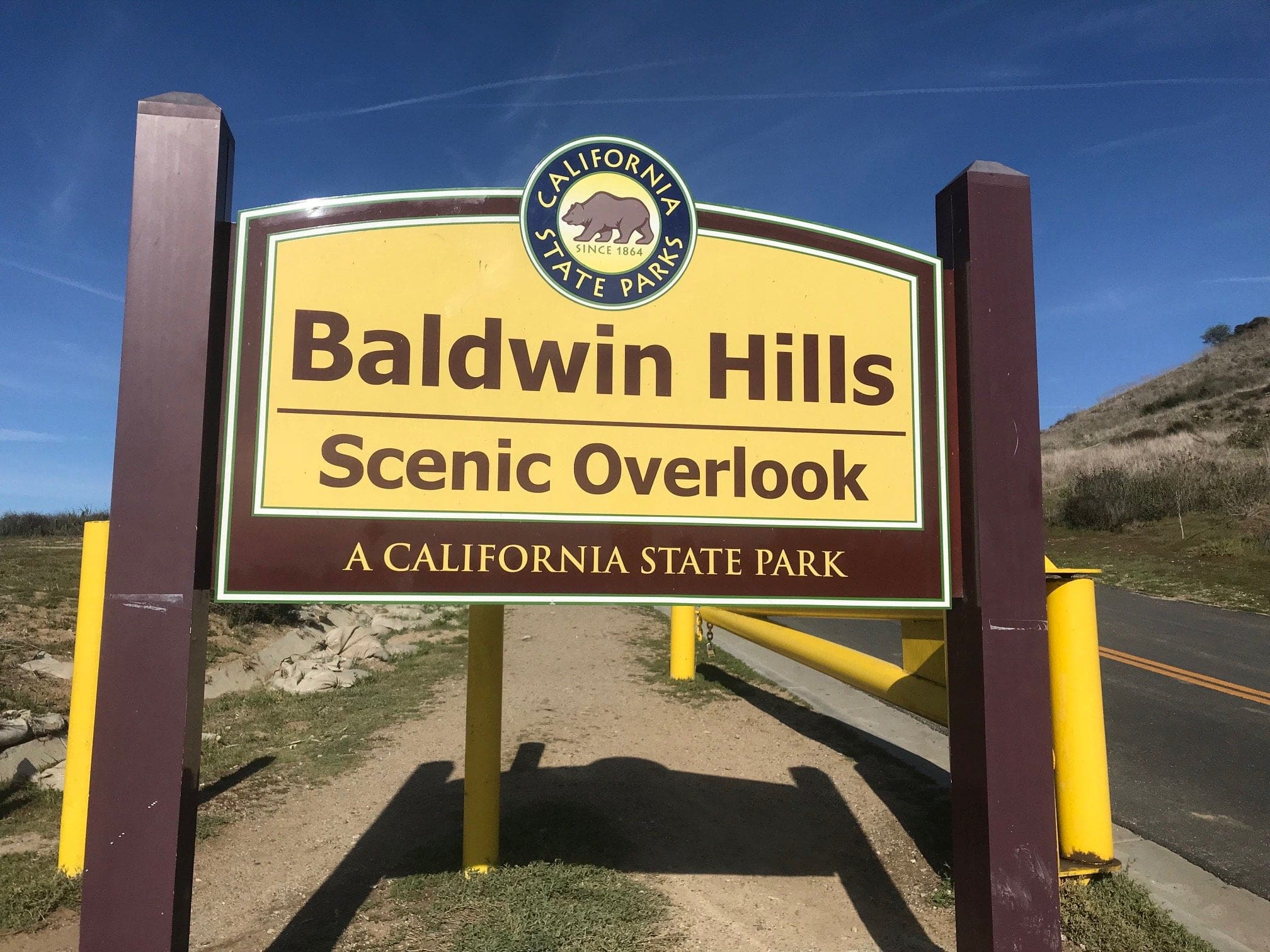 baldwin hills scenic overlook sign