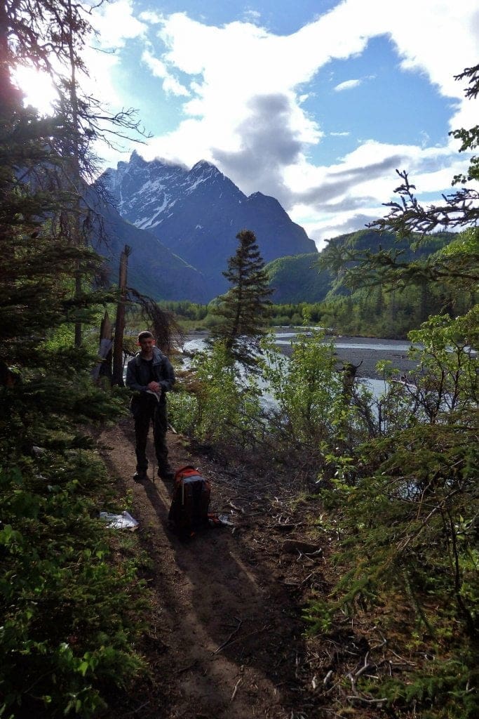 Eagle River Alaska and Surrounding Mountaints