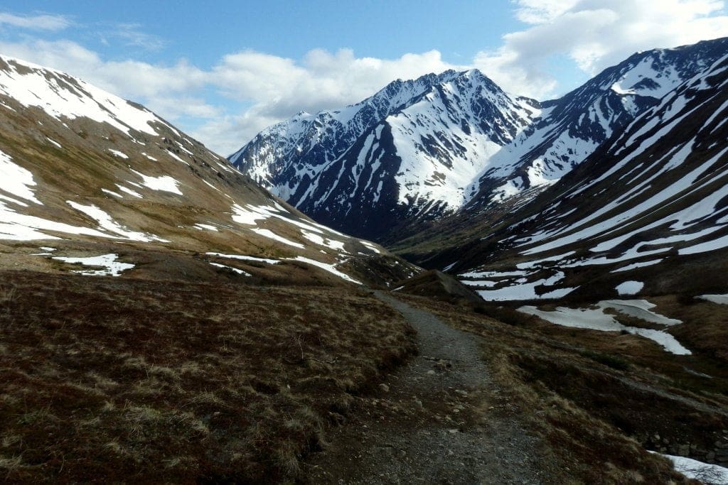 long distance hiking crow pass