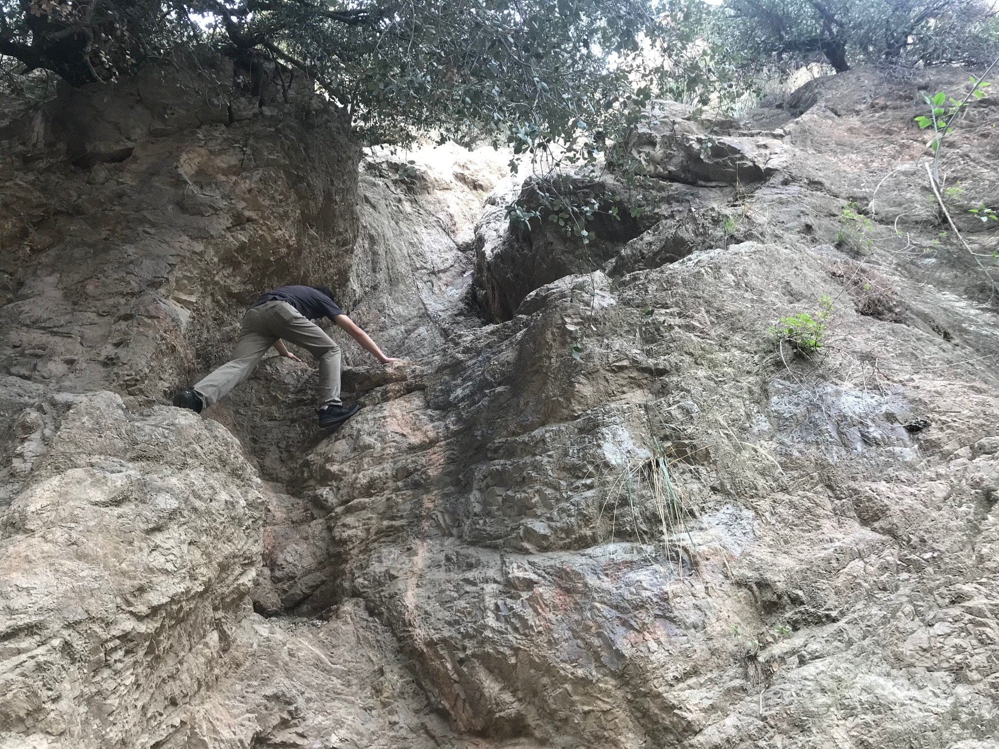 eaton canyon rock wall