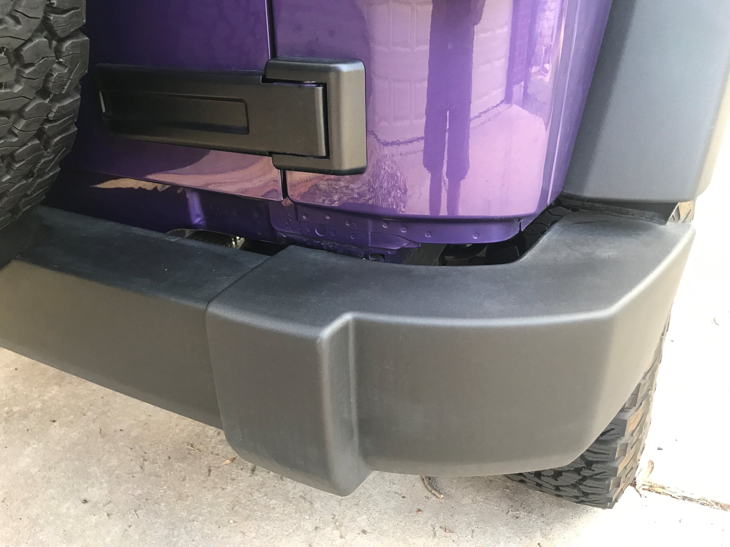 teraflex Jeep Wrangler Body Lift Bumper Gap