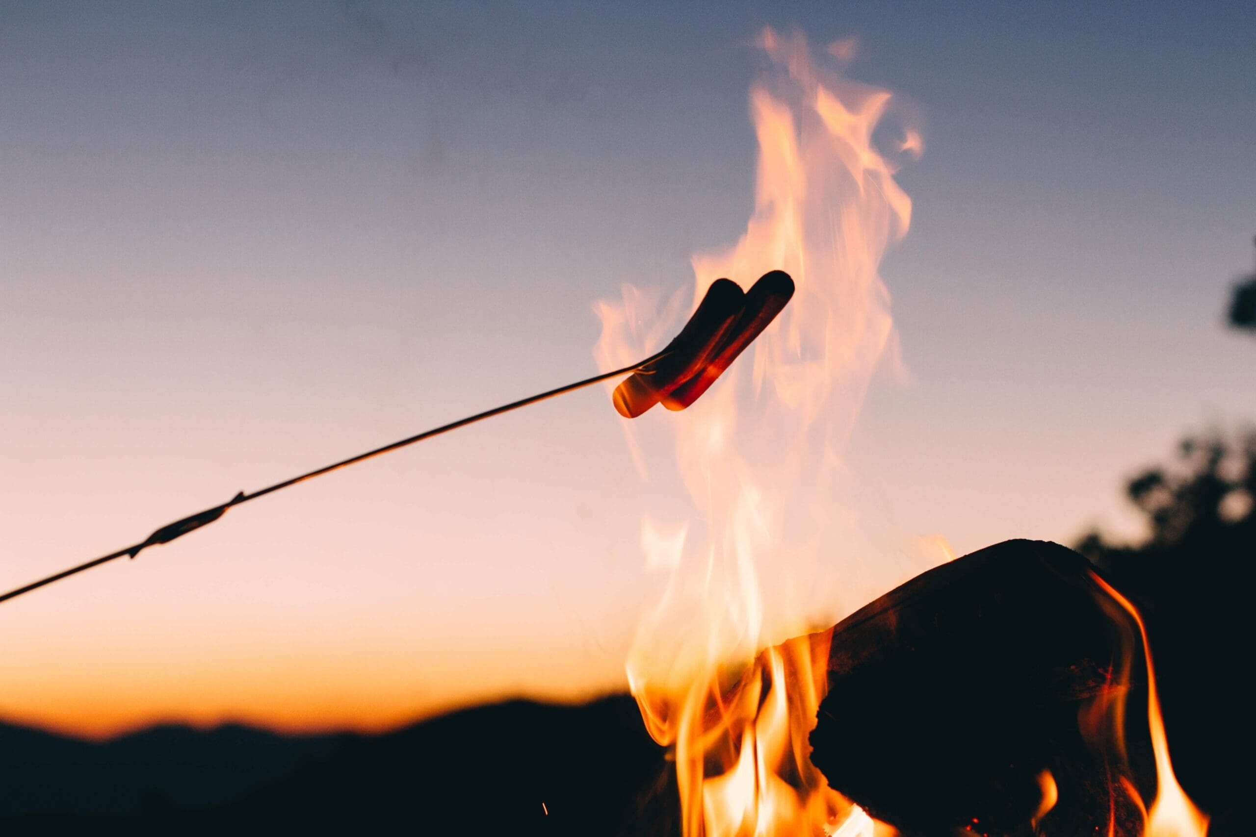 Camping meal planning lunch