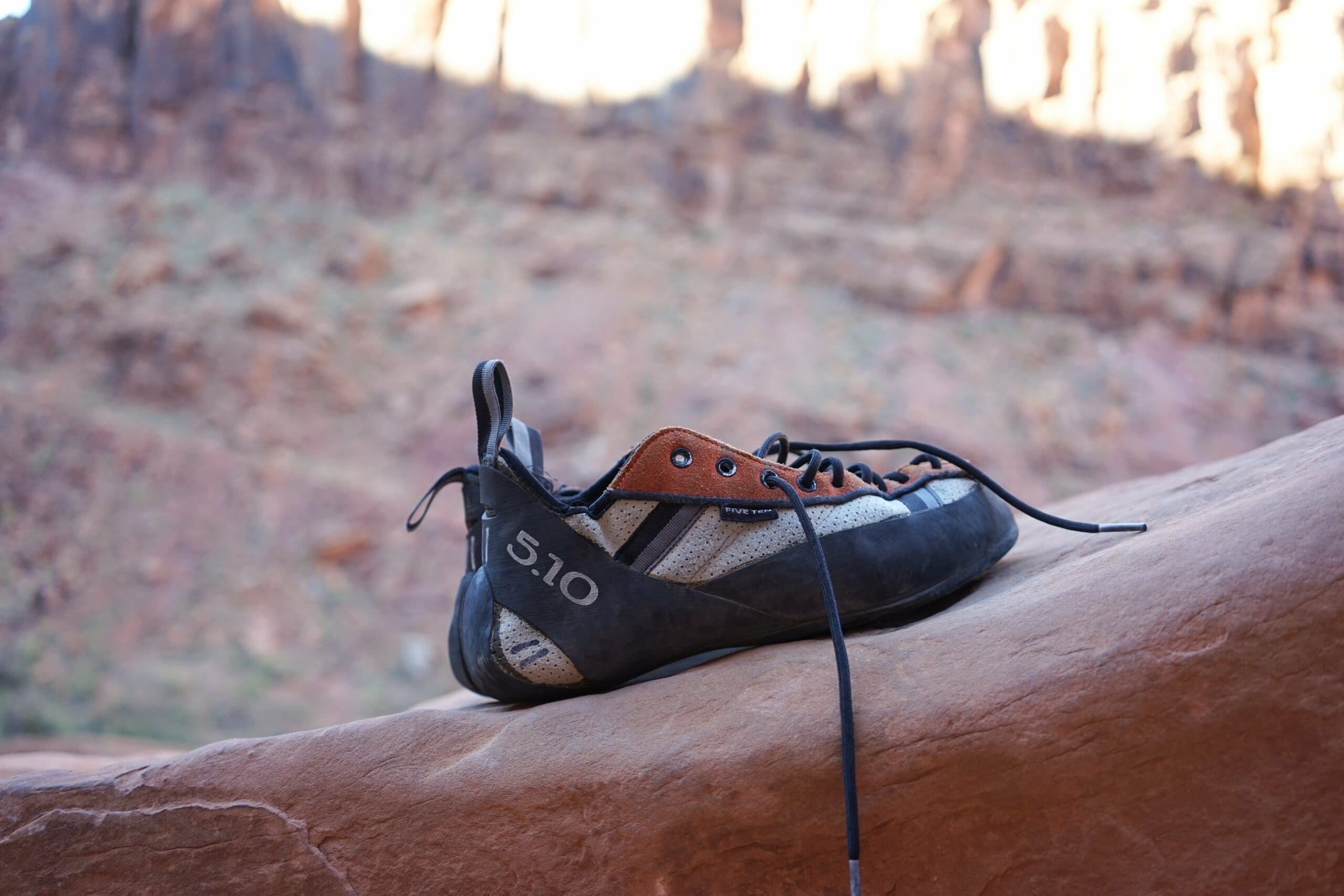 picking climbing shoes