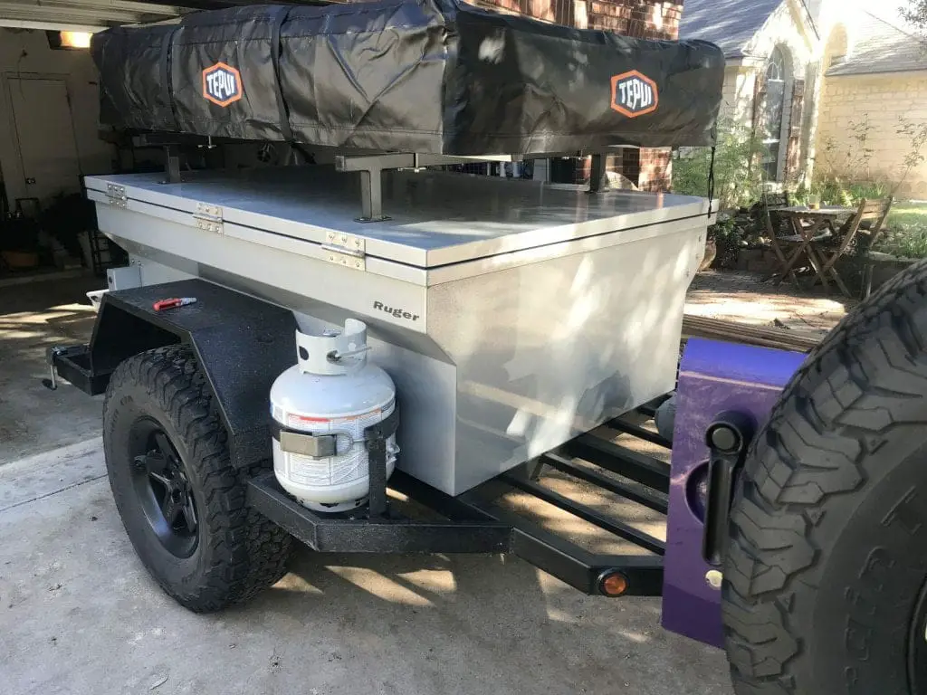 Trailer Mounted Rooftop Tent