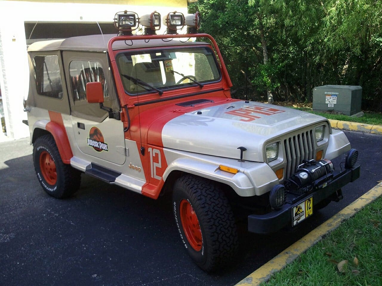 Jeep Wrangler 1993 Jurassic Park