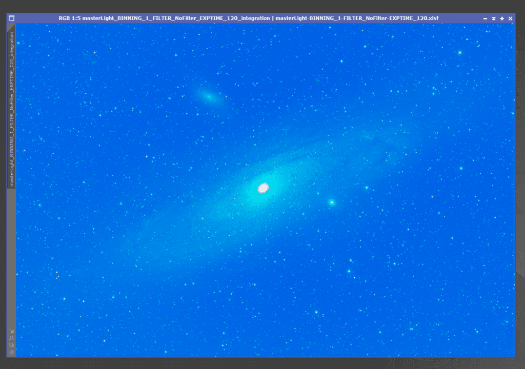 PixInsight process andromeda galaxy - remove gradients