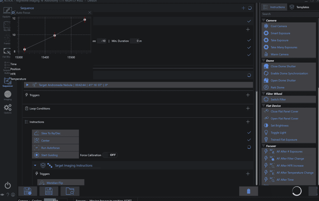 NINA 1.11 Sequence Builder walk-through