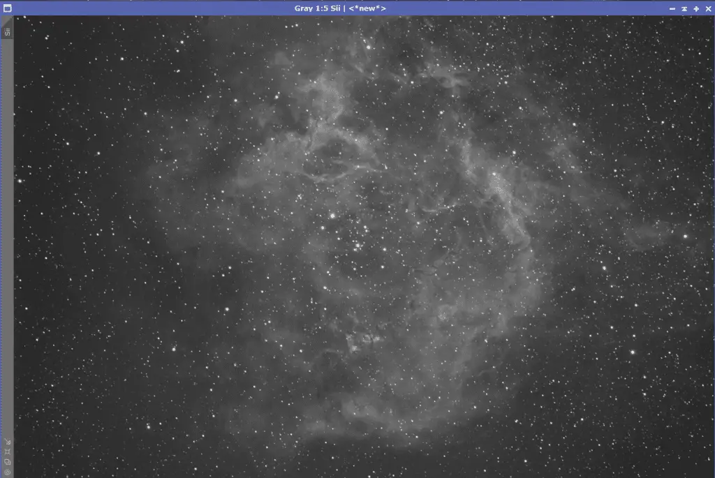 Rosette Nebula SII avec filtre Antlia 3.5nm Sii