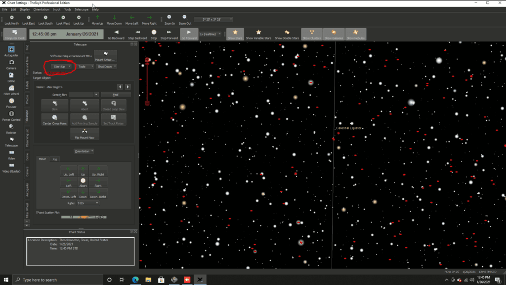 Startup Telescope